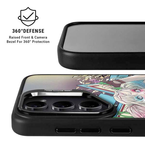DC Comics Harley Quinn Action Pose Galaxy S24 Plus Kickstand Case